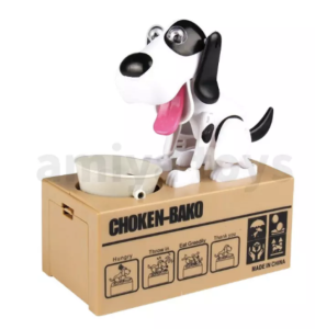 Money Saving Box - Robotic Hungry Puppy Dog Eating Bank Coin Money Saving Box (FAST DELIVERY)