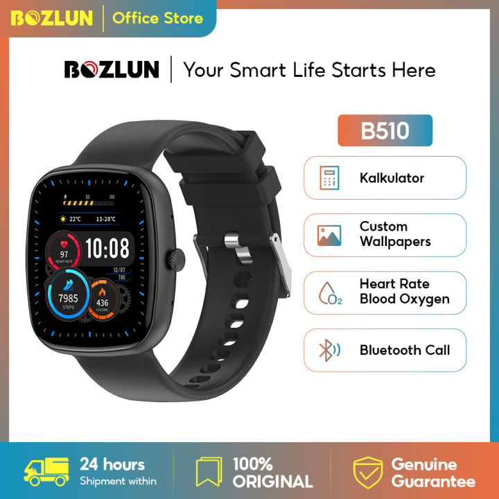 BOZLUN B510 Smartwatch Jam Tangan Pria Bluetooth Call Sleep
