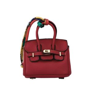 Creative Earphone Keychain Carrying Case Water Resistant Faux Leather Bag Compact Design Multiple Color Selection