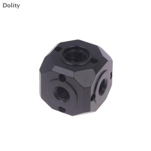 🎁【Special price】Dolity ขาตั้งกล้องอเนกประสงค์อะแดปเตอร์รูสกรูหัวลูกบาศก์มหัศจรรย์สำหรับแขนวิเศษแฟลชวิดีโอ Vlog ไฟเติมไมโครโฟน