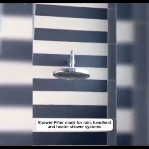 Cleanse Shower Filter For Rain Handheld Fixed Showers 20 Layers of Water Filtration