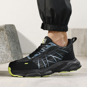 Mens Four Seasons Models of Safety Shoes Anti-smash Anti-stabbing Insulation 10KV Electrician Shoes Non-slip Wear-resistant