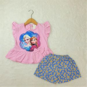 Set Baju Anak Perempuan Setelan Anak Cewek Celana Dan Atasan Anak NN241