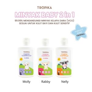 OFFICIAL AGENT TROPIKA HEAD TO TOE BABY HAIR & BODY OIL  (minyak rambut baby baby oil)