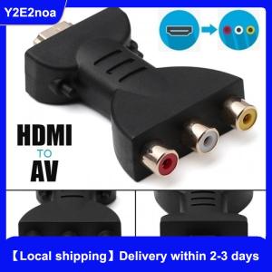【Local shipping】 Flexible Portable HDMI to 3 RCA Video Audio AV Adapter Component Converter