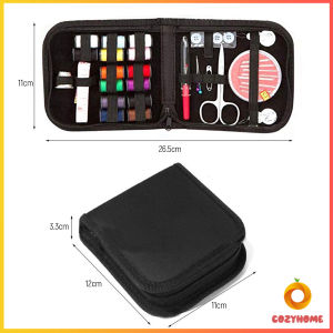 Cozy เซตเย็บผ้า DIY อุปกรณ์เย็บผ้าแบบพกพา Threader กรรไกร Pins อเนกประสงค์ Sewing Tool