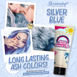 Dixmondsg Silver Blue Hair Dye