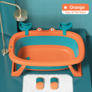 Foldable Baby Bathtub / Collapsible Anti-Slip Children Bathtub / Eco-Friendy Adjustable Bathtub Rainbow Culture