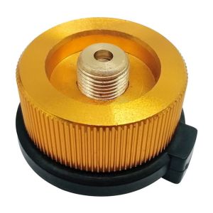 VOIDFARE Outdoor Stove Accessories Tourist Equipment Save Durable Flat Cylinder tank LPG Container Adapter Propane Refill Adapter Gas Stove Coupler Stove Metal Tube