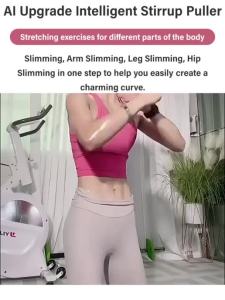 Multi-Function Pedal Puller Yoga Resistance Band Fitness Sit Up Pull Rope Counting & Display Function