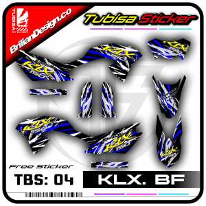 Sticker Striping Kawasaki KLX BF G SE - Stiker Striping Variasi KLX BF G SE. TBS.SF.04
