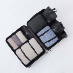 HAYYLIFE Travel Organiser 7 in 1-Tas Penyimpanan Tas Packing Dalam Koper Bahan Tahan Air HL-AEA951