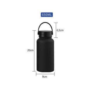 【SKIT SG】650ml / 1150ml Premium Quality Thermal Flask Vacuum Insulated Thermos Bottle With FREE Silicone Base Cup Cover Stainless Steel Thermal Water Bottle Coffee Cup for Sports Outdoor Thermal Flask Water Bottle Vacuum Insulated Bottle Stainless Steel