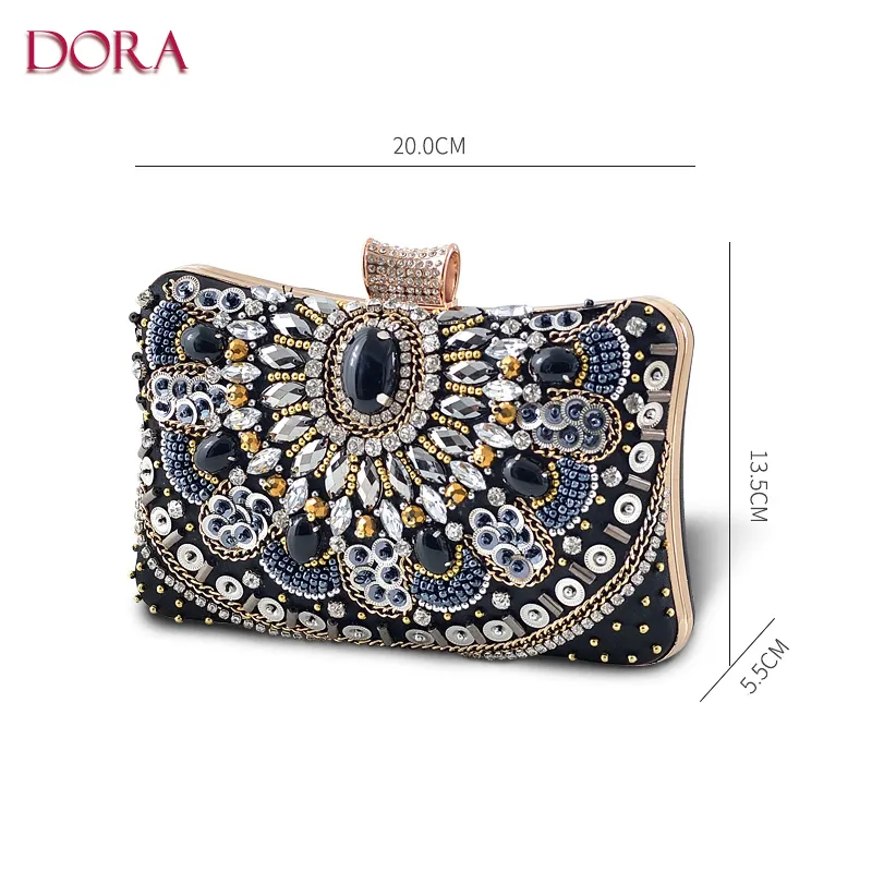FIVE FLOWER Womens Crystal Evening Clutch Bag India | Ubuy