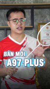 Vợt cầu lông KUNO A97 Plus Chính Hãng Phù Hợp Cho Mọi Lứa Tuổi Căng Sẵn 10.5kg Full Carbon 4U Tặng Kèm Quấn Cán