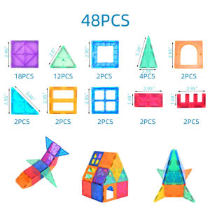 120PCS Magnetic Building Blocks Childrens Educational Toys Early Education Toys Childrens Gifts