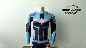Cody Lundin Custom Made Rash Guards คุณภาพสูง BJJ MMA ผู้ชายฤดูใบไม้ผลิแขนยาวสีเหลือง O คอ Breathable และสบาย Tops