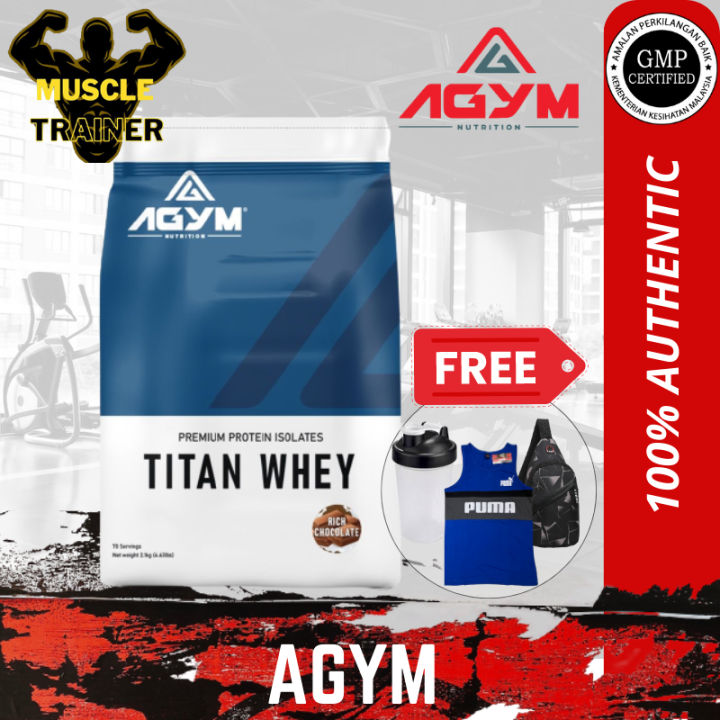 Detoxification Agym Nutrition Titan Whey Protein Halal Whey Protein