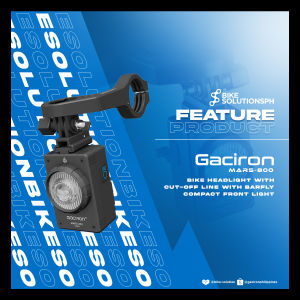 Gaciron Mars-800 Bike Headlight with Cut-off Line with barfly Compact Front Light