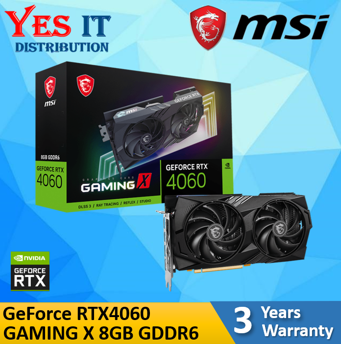 MSI GeForce RTX4060 GAMING X 8GB GDDR6 / RTX 4060Ti Gaming X Slim 16GB ...