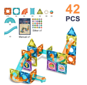 Magnetic Blocks 42/68/98 Pcs Edukasi Mainan- Building Brick Anak Edukatif 3D Tiles