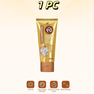 BUY 1 TAKE 2 VELLSAR Collagen Sunscreen Cream SPF90 PA+++ Whitening Sunblock For All Skin 60ml