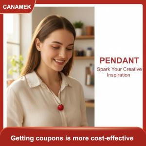 【CANAMEK 】 DIY Spacer Beads 5Pcs 3D Resin Simulation Fruit Charms 14x15MM for Bracelet Keychain Making