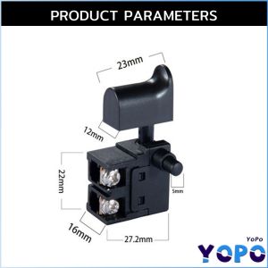 YoPo Speed Regulating Switch 6A 250V for Electric Drill Hammer Tool