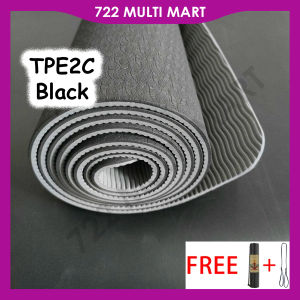 TPE yoga mat 6mm Anti-slip Sports Fitness Mat Anti-Slip Exercise Mat Aerobic Home Workout Gym Exercise