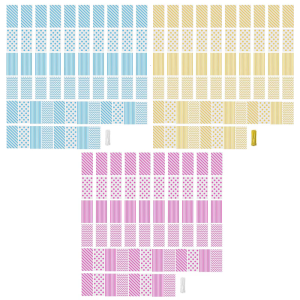 60pcs Candy Bags for Birthday Weddings Striped and Polkas Dots Printed Goodie Bags with Twist Tie Elegant Packaging Bag