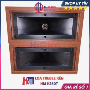 Loa Treble Kèn HM H250T 300W Thùng Gỗ (Giá 2 Cái) Có Phân Tần Loa Siêu Tép Rời Coil 250 - H2Pro