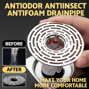 💕Odor-Proof and Anti-Blocking💕Bathroom Deodorizing and Anti-Blocking Floor Drain Bathroom Sewer Deodorizing Artifact Sealing Cover Anti-Flying Insect Renovation