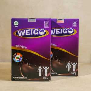 WEIGO Paket 2 Box Susu Obat Herbal Penggemuk Penambah Berat Badan Ideal dan Nafsu Makan BPOM Halal