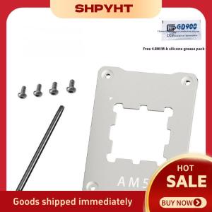 SHPYHT✨ Aluminum Universal AM5-AMD Desktop Chassis CPU Bending Correction Fixing Buckle Cover Apply To 7950X 7800X 7700X 7600X 7500F