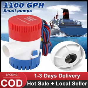 1100GPH 12V Electric Marine Submersible Bilge Sump Water Pump with Switch for Boat Automatic Control Switch Combination Set Bilge-Pump-12V