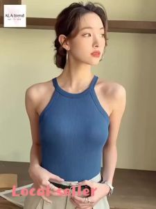 [SG stock] Premium Padded halter top/Padded top/Singlet/Camisole/Bra top/Yoga top/Tank top BT56