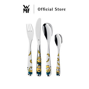 WMF Kids 3+ Illumination Minions Cartoon Cutlery Set (4pcs) [Model: 1286076040] - Cutlery