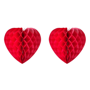 4PCS Love Honeycomb Ball Lantern 25cm Colorful Paper Lantern Heart Ball Flower Wedding Birthday Deepavali Decorative