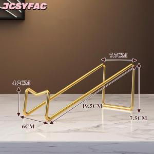 JCSYFAC 1 gói rượu vang chai giá Countertop rượu chai hiển thị giá lưu trữ rượu vang giá đơn giản nhà truy cập trang trí