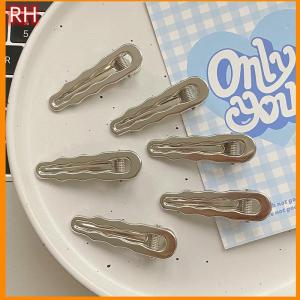 🔥🔥🔥ranghe Color Metal Hair Alligator Clips For Girl Wavy Punk Hairpins Barrette Ornament Women Hair Styling Tools Hair Accessories