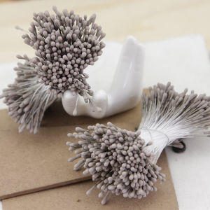 HandMadee (360pcs)หัวไม้ขีดไฟแกนดอกไม้ DIY Matte ที่ทำด้วยมือเกสรตัวผู้และวัสดุเกสรตัวผู้ชั้นดี