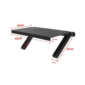 ชั้นวางของบนทีวี ที่วางของหลัง ไม่ต้องติดกาวและเจาะรู จอคอม/ หลังทีวี Shelf