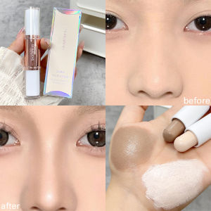 Waterproof Highlight Contouring Stick Double-Ended Face Brightening Nose Shadow Concealer Pen Lasting Bronzer Women Face Makeup