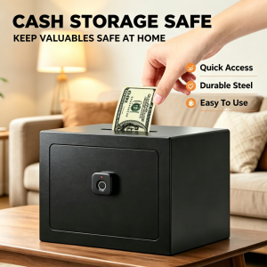 Fingerprint Safe Box Anti-theft All-steel Safe Office File Safe Small Hidden