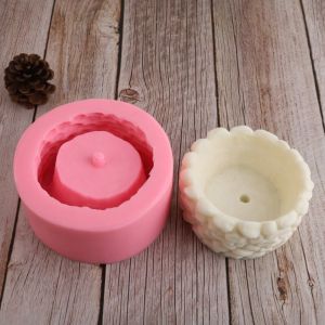 บอนสี บอนไซ ทรงหิน 11 ซม. แบบแม่พิมพ์กระถาง ซิลิโคนกระถางต้นไม้ กระบองเพชร กระถางปูน แคคตัส กระถางบอนสี สําหรับสร้างชิ้นงาน