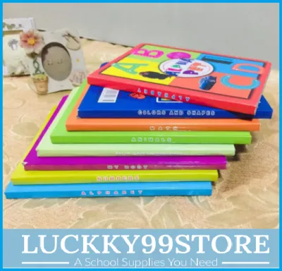 8 in 1 Children Learning Book Hardbound Early Rectangle Learning Educational Book Set Random Only 057 Sale