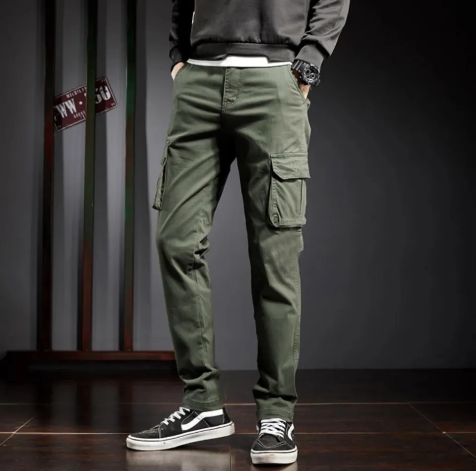 Cargo Pants For Men 6 Pocket Fashion Men Outdoor 6 Pocket Cargo