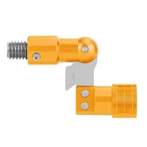 Rotating Dip Net Adapter Fishing Net Poles Folding Joint Connector Aluminum 1/2in to 1/2in Connector Landing Net Adapter