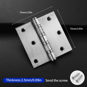 (2pcs) Bisagra Door Hinges Stainless Steel Ball Bearing Hinges Heavy Duty Hinge 3x33.5x3.54x44x35x3 Flat hinge