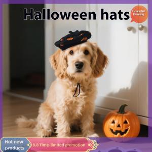 Graceful หมวกฟักทองสำหรับสัตว์เลี้ยงชุดคอสเพลย์แมวสุนัขตัวเล็กชุดคอสเพลย์แมวสุนัขแมวน่ารักแปลกใหม่